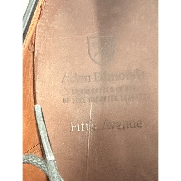 Allen Edmonds Fifth Avenue Mens Burgundy Cap-Toe Oxford Dress Shoes 11.5 D #5736 - Picture 3 of 6